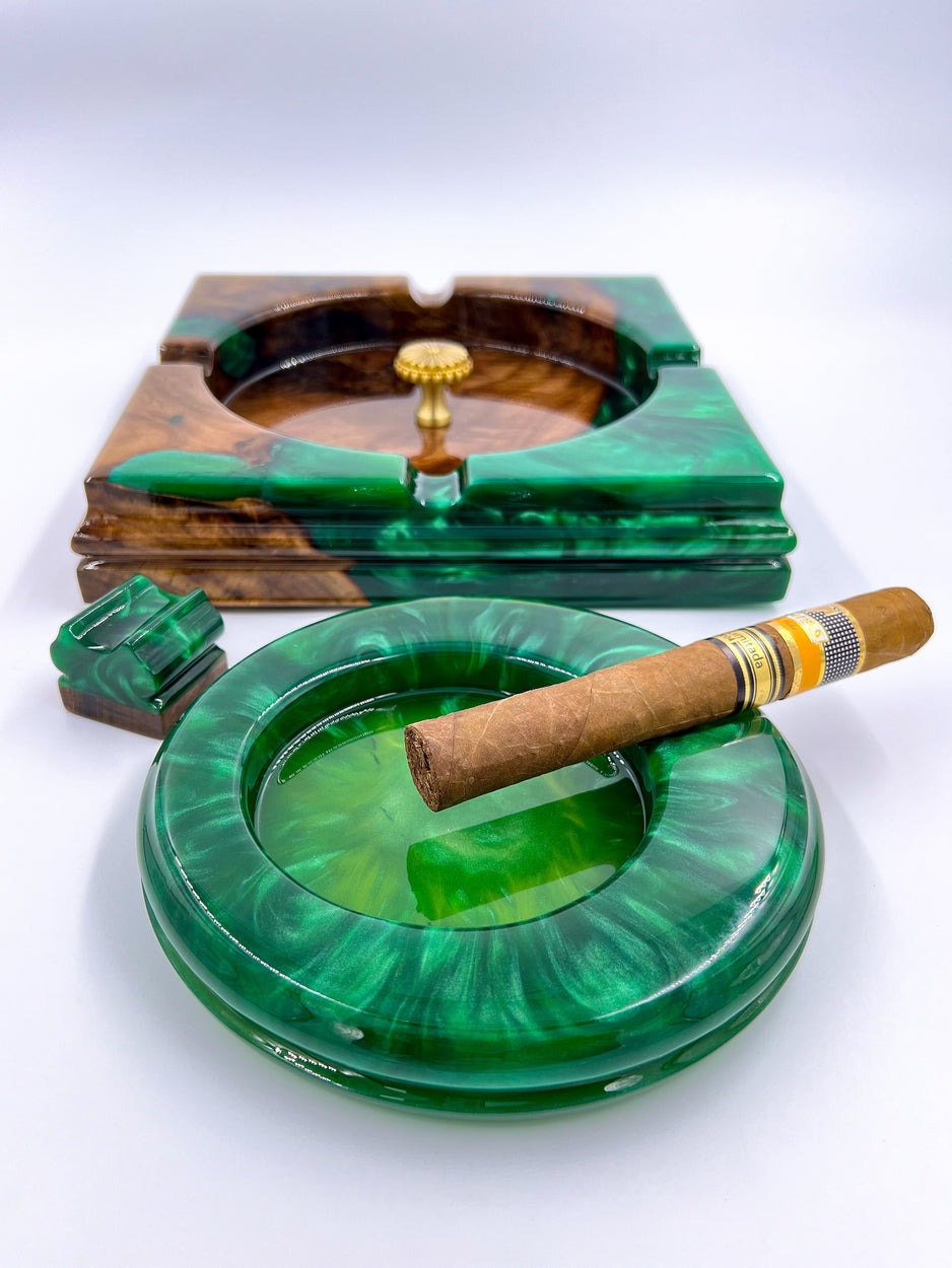Premium Cigar Tray Set