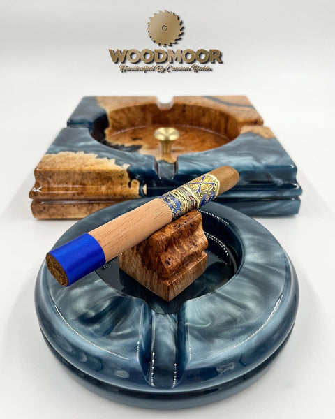 Premium Cigar Tray Set
