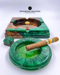 Premium Cigar Tray Set